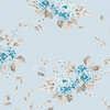 Bernard Slipcover Headboard, Berry Bloom Blue - Beds - 4
