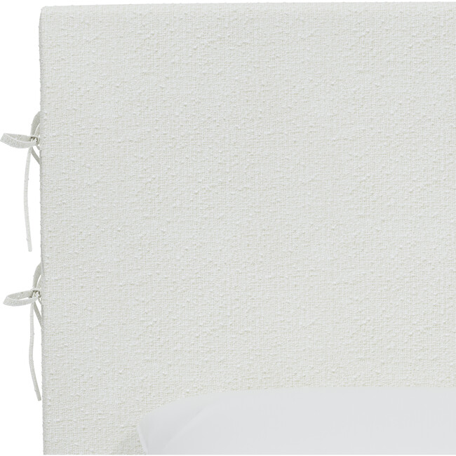Bernard Slipcover Headboard, Milano Snow - Beds - 3