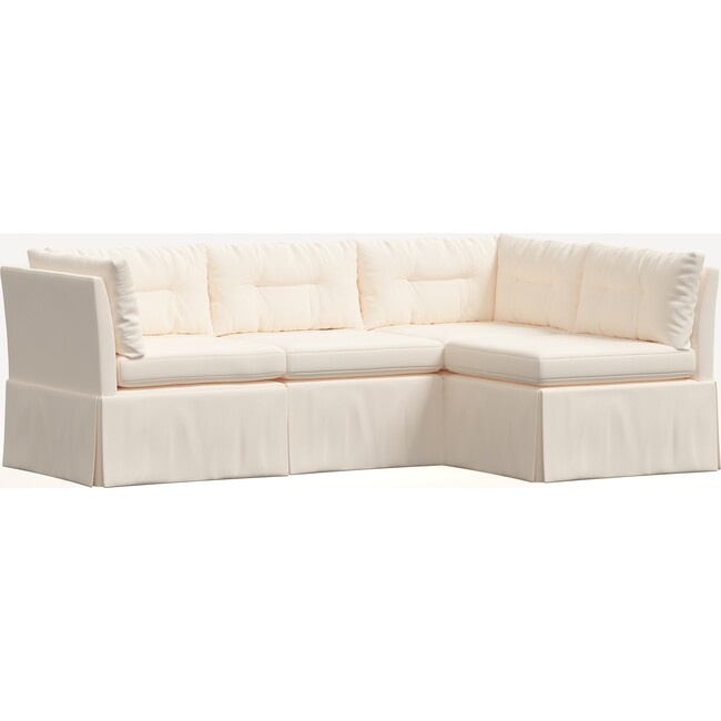 Octavia 4 Piece Sectional, Twill Natural