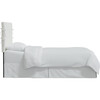 Bernard Slipcover Headboard, Milano Snow - Beds - 4
