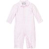 Pink Gingham Romper - Pajamas - 1 - thumbnail