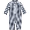 Navy Gingham Romper - Rompers - 1 - thumbnail