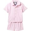 Pink Gingham Short Set - Pajamas - 1 - thumbnail