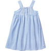 French Blue Seersucker Charlotte Nightgown - Nightgowns - 1 - thumbnail