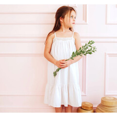 Lila + Hayes Lauren Girls' Pima Cotton Underwear Set - Fairy Tales/White