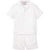 Classic White Short Set - Pajamas - 1 - thumbnail