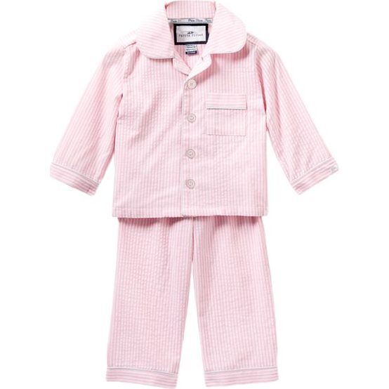 Pink Seersucker Pajamas - Pajamas - 1