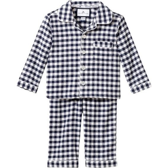 Navy Gingham Pajamas - Petite Plume Sleepwear | Maisonette