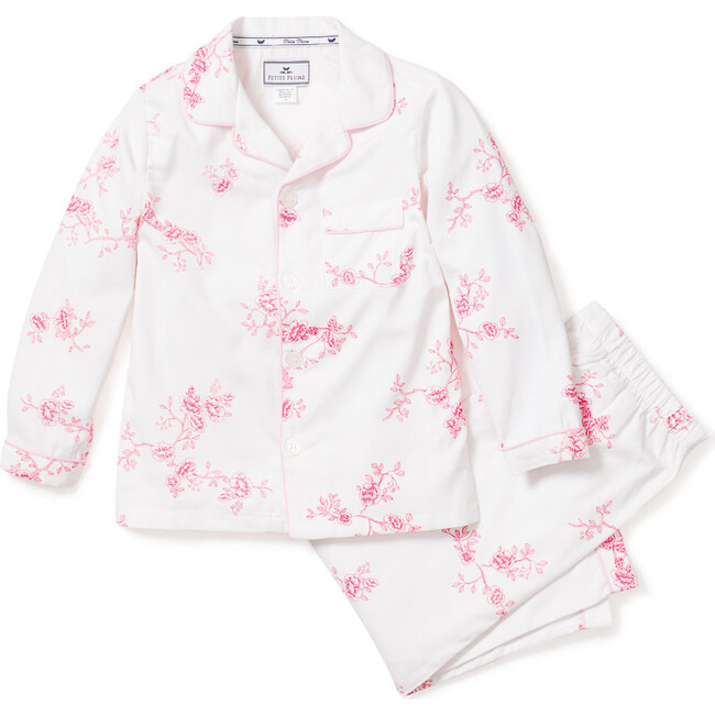 Floral Pajama Set, English Rose - Pajamas - 1 - zoom