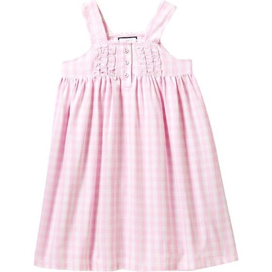 Charlotte Nightgown, Pink Gingham - Nightgowns - 1