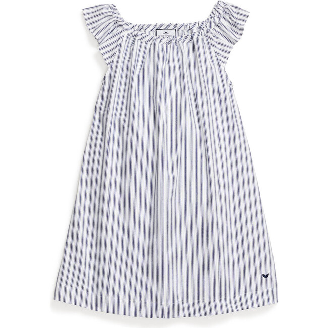 Isabelle Nightgown, Navy French Ticking