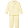 Pajama Set, Yellow Gingham - Pajamas - 1 - thumbnail