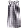 Amelie Nightgown, Navy Gingham - Nightgowns - 1 - thumbnail