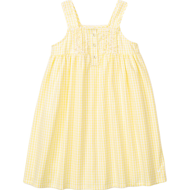 Charlotte Nightgown, Yellow Gingham - Nightgowns - 1