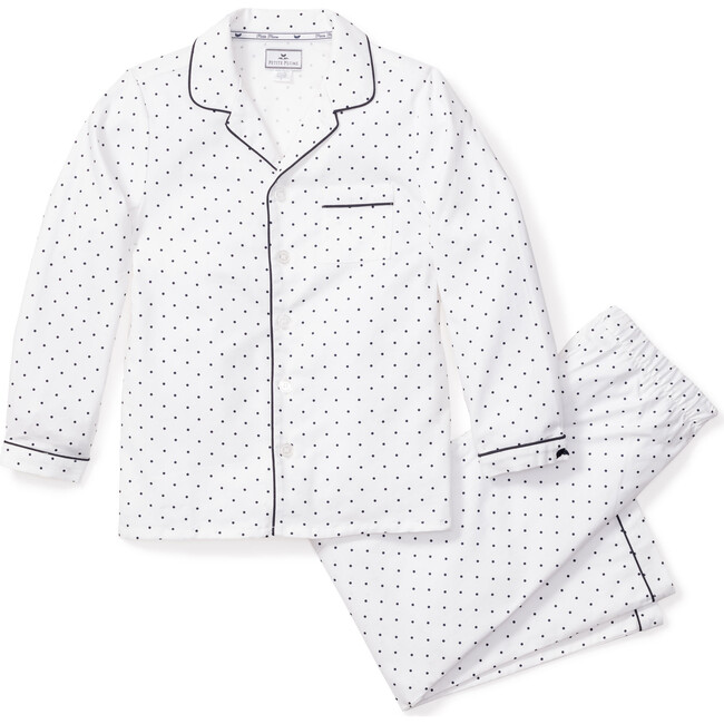 Kids Pajama Set, Pin Dots - Pajamas - 1