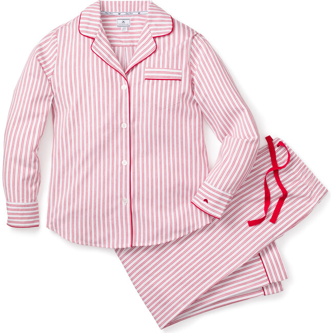 Women's Pajamas, Antique Red Ticking