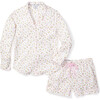 Women's Long Sleeve Short Set, La Rosette - Pajamas - 1 - thumbnail