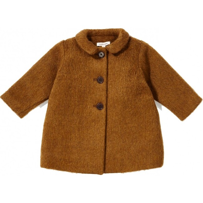 Baby Flamingo Coat, Camel - Coats - 1