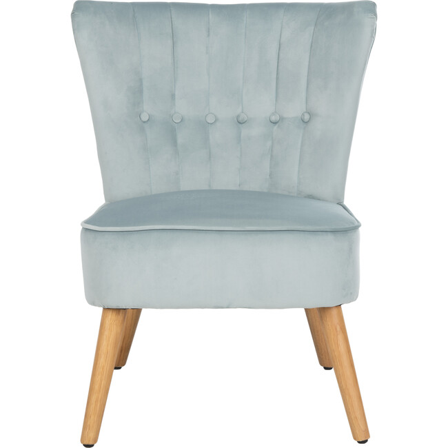 June Mid-Century Accent Chair, Blue