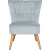 June Mid-Century Accent Chair, Blue - Kids Seating - 1 - thumbnail