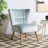 June Mid-Century Accent Chair, Blue - Kids Seating - 2