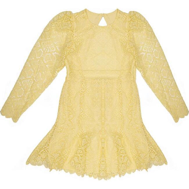 Bethany Lace Dress, Lemon