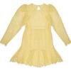 Bethany Lace Dress, Lemon - Dresses - 1 - thumbnail