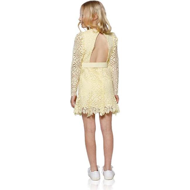 Bethany Lace Dress, Lemon - Dresses - 3