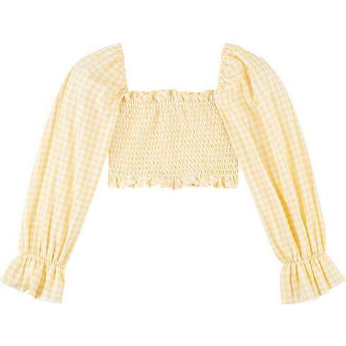 Meg Top & Skirt Set, Yellow