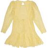 Bethany Lace Dress, Lemon - Dresses - 4
