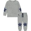 Solid Hacci Set, Grey - Mixed Apparel Set - 1 - thumbnail