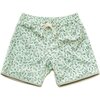 Tommaso Shorts, Fish Print Mint - Swim Trunks - 1 - thumbnail