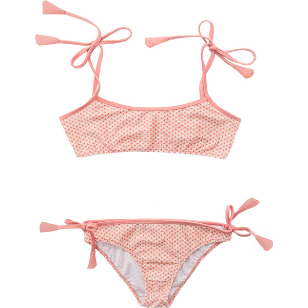 Mollie Bikini, Scale Pink - Folpetto Swim | Maisonette