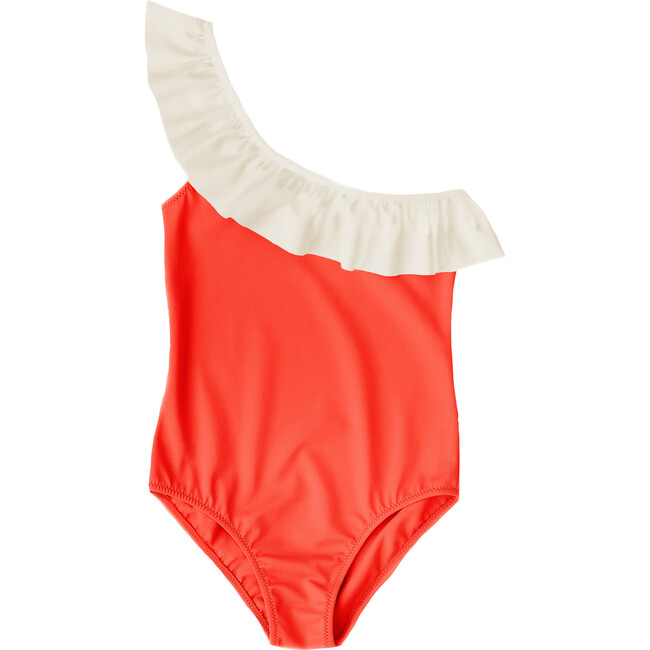 Marley Swimsuit, Mandarin Red
