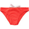 Isabella Swim Bottoms, Mandarin Red Scale Print - Two Pieces - 1 - thumbnail