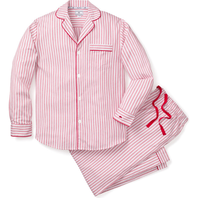 Men's Pajamas, Antique Red Ticking