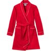 Men's Flannel Robe, Red - Robes - 1 - thumbnail