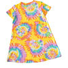 Sunburst Short Sleeve Dress, Multi - Dresses - 1 - thumbnail