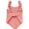 Penelope Swimsuit, Coral Pink - One Pieces - 3