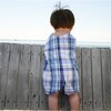 James Shortall, Blue Plaid - Onesies - 2