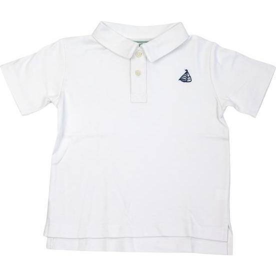 Henry Polo Shirt, White - Shirts - 1