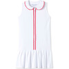 Vivian Tennis Dress, White - Dresses - 1 - thumbnail
