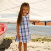 Maddie Dress, Blue Plaid - Dresses - 2