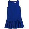 Cameron Drop Waist Dress, Bright Navy - Dresses - 1 - thumbnail