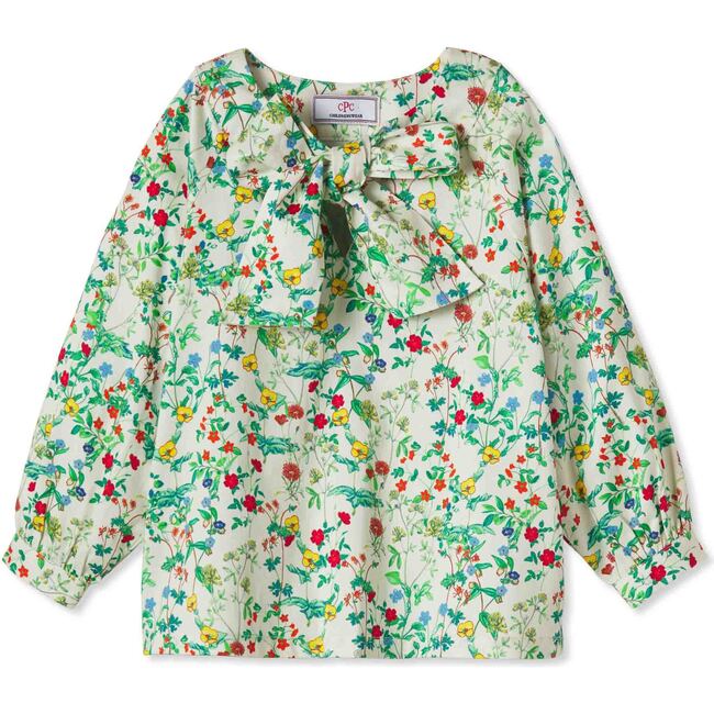 Becca Neck Tie T-Shirt, Fall Floral