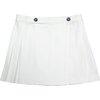 Erin Tennis Skirt, White - Skirts - 1 - thumbnail