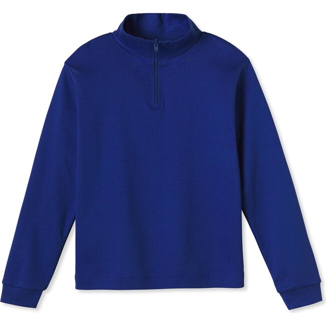 Harrison Zip Sweater, Bright Navy