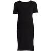 Women's Maternity Ella Knit Dress, Black - Dresses - 1 - thumbnail