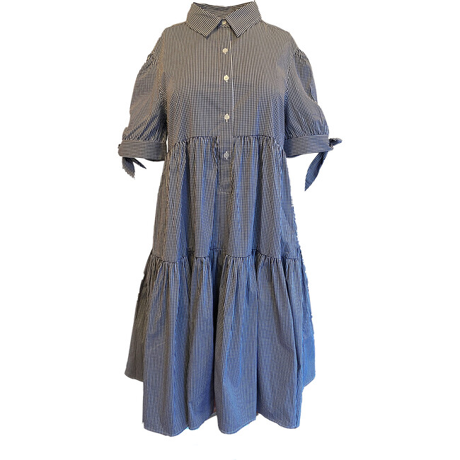 Women's Maternity Babette Dress, Plaid - Dresses - 1