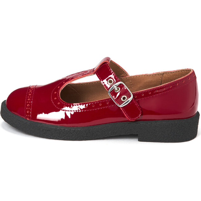 Agathe Mary Janes, Burgundy - Age of Innocence Shoes | Maisonette